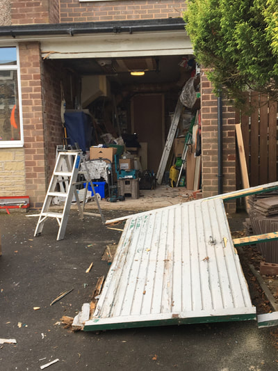 Garage Door Replaced Fullwood Sheffield
