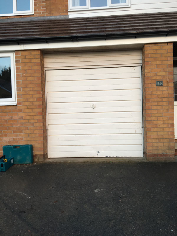 before garage door install Dore Sheffield