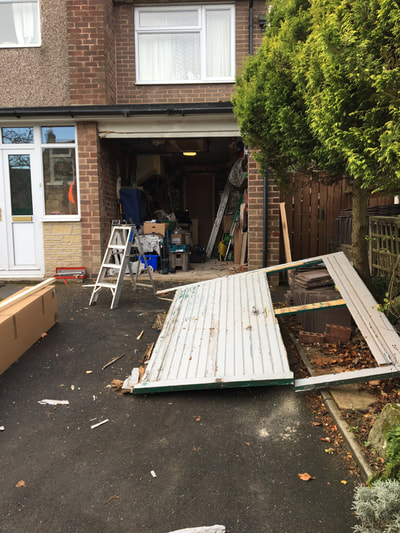 Broken Garage Door Replaced Fullwood Sheffield